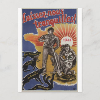 Poster av laissez-nous Propaganda Vykort