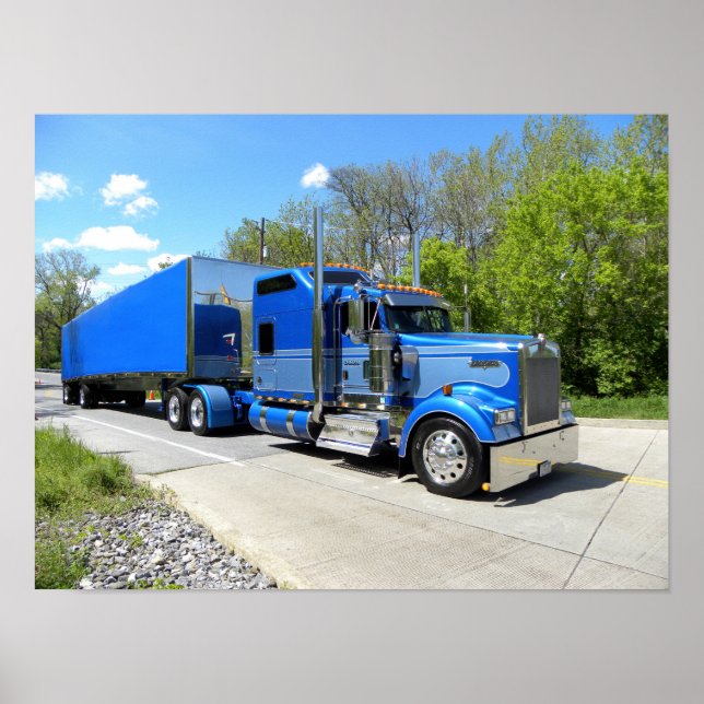 Poster av Lanita Blue W900L Curtain (Framsidan)