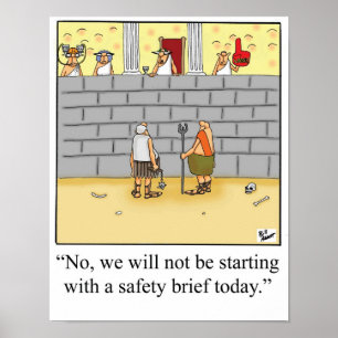 Poster av Lättare Gladiator Safety Brief