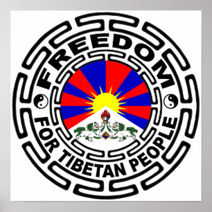 poster av ledig tibet