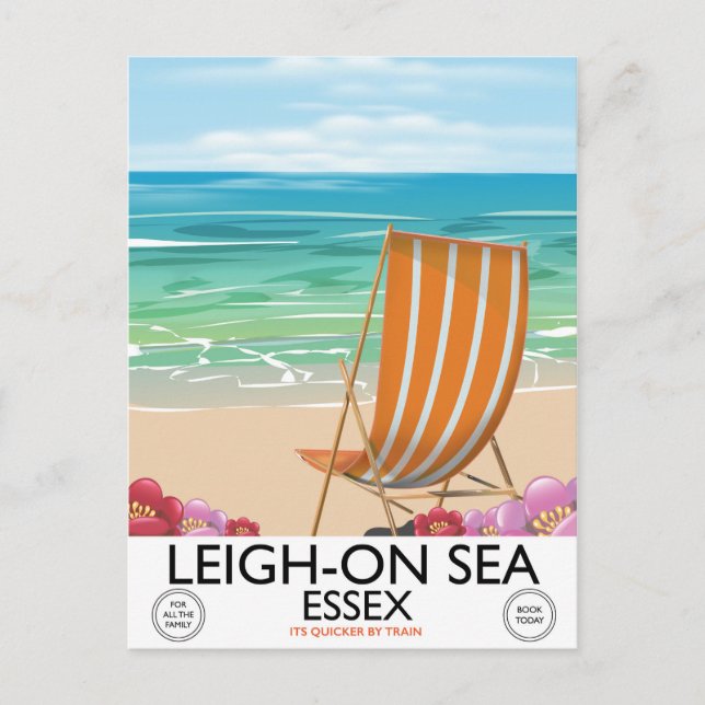 Poster av Leigh-on-Sea Essex Vykort (Framsida)
