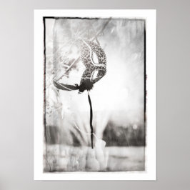 poster av leopard print maschera