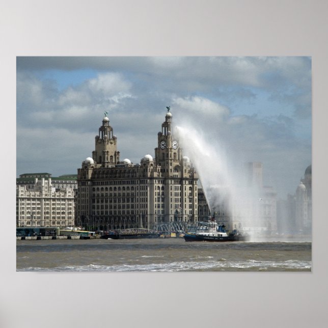Poster av Liverpool Bygger (Framsidan)