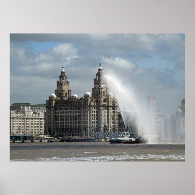 Poster av Liverpool Bygger (Framsidan)