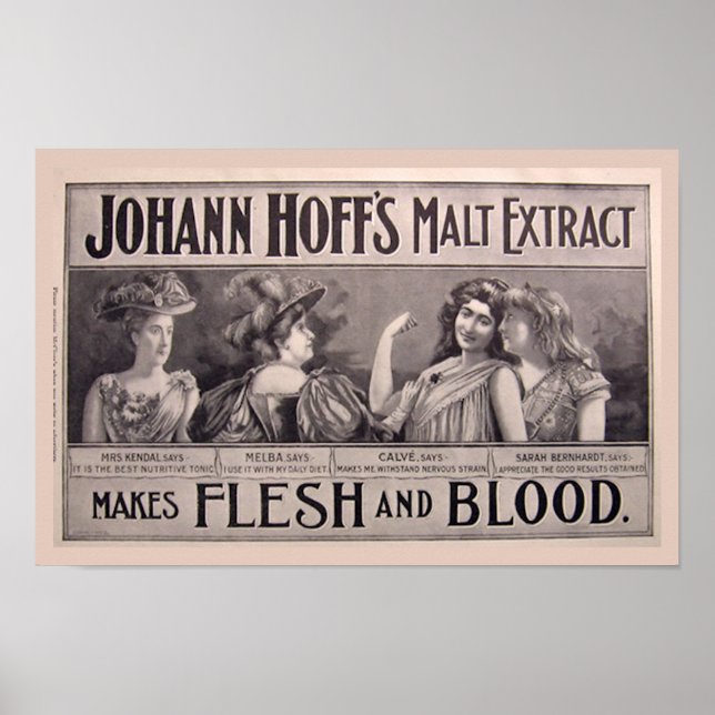 Poster av maltextrakthälsa (Framsidan)