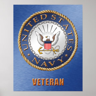 Poster av marin veteran