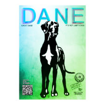 Poster av marionettförsäljning i great dane