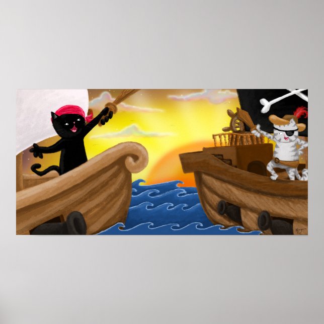 Poster av maskineri och Jack till havs (Framsidan)