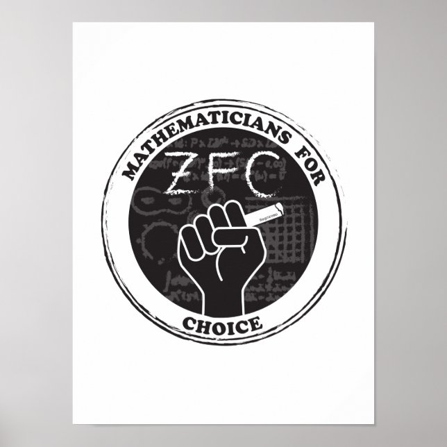 Poster av matematiker för val (Framsidan)