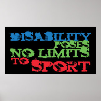 Poster av medvetenhet om funktionshinder