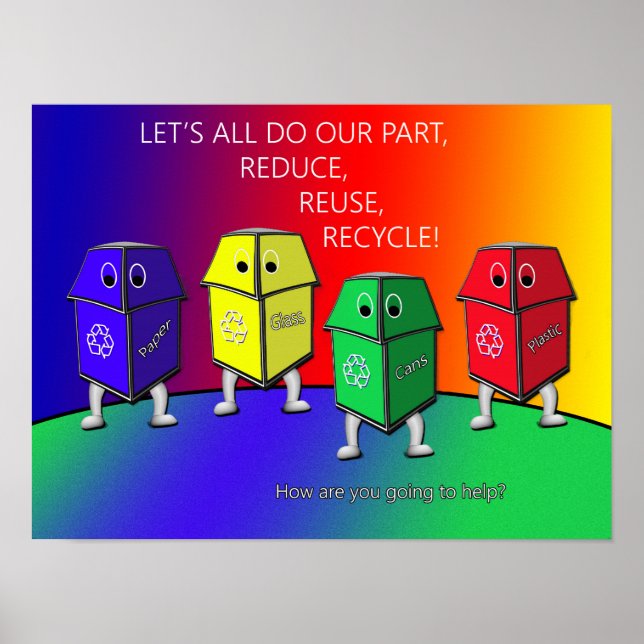 Poster av medvetenhet om miljödagen (Framsidan)