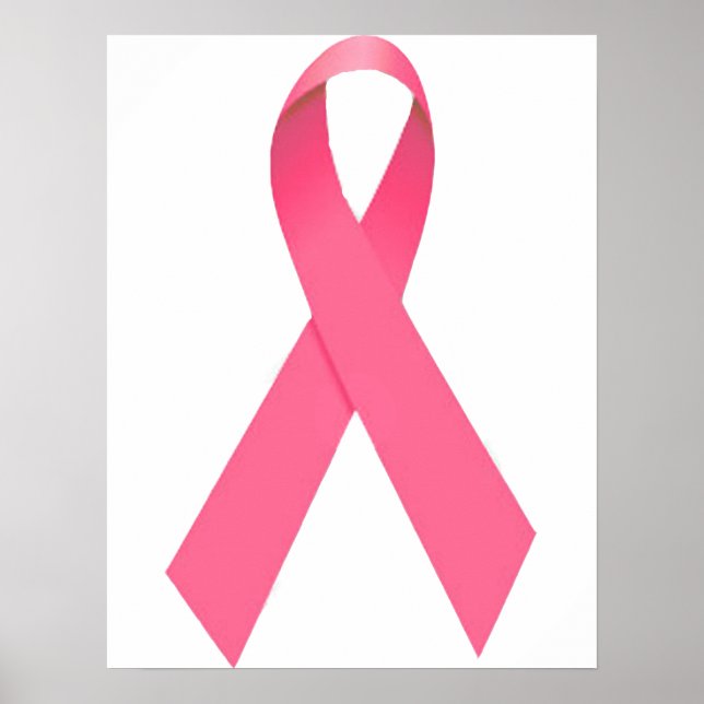Poster av menyfliksområdet för bröstcancer (Framsidan)