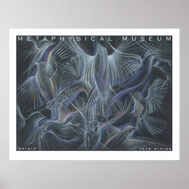 Poster av metafysisk museum Spirit (Framsidan)