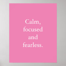 Poster av minimal inspirationsoffert för rosa