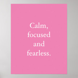 Poster av minimal inspirationsoffert för rosa