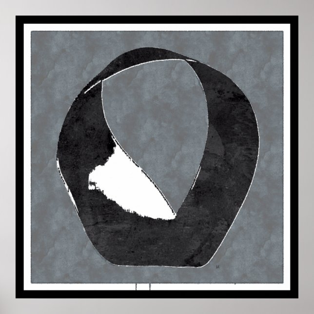 Poster av Mobius Strip Zen Enso (Framsidan)