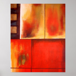 Poster av modern Abstrakt Painting Art Skriv ut