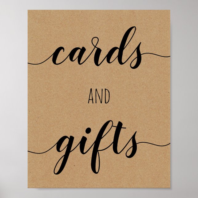 Poster av möhippa- och presentkort (Framsidan)
