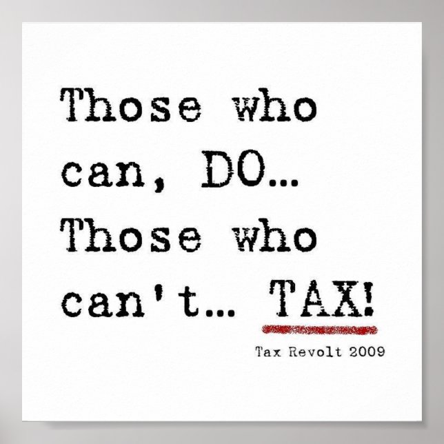 Poster av momsrevolt 2009 (Framsidan)