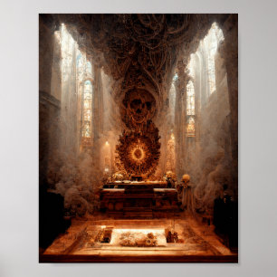 Poster av Mörk av konst av Altar
