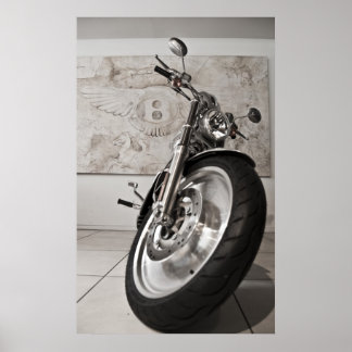 Poster av motorcykel