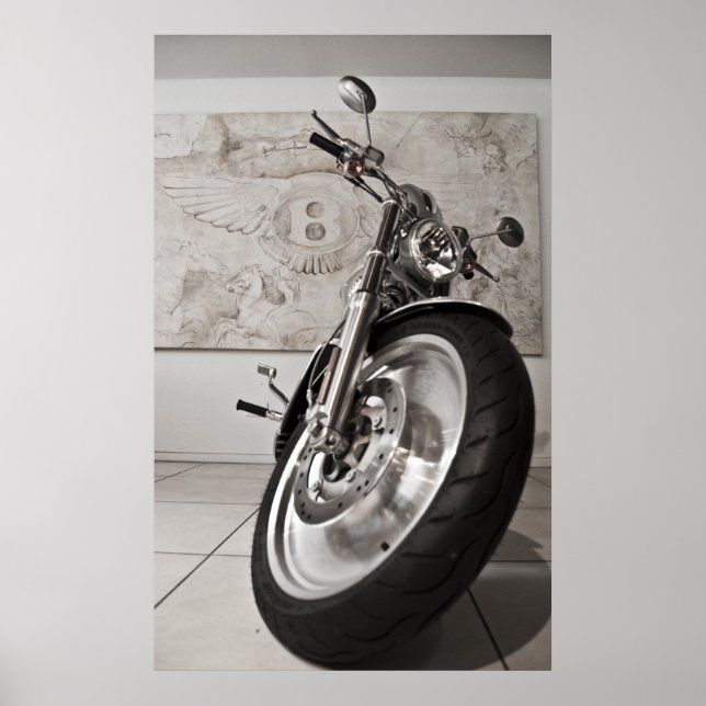 Poster av motorcykel (Framsidan)