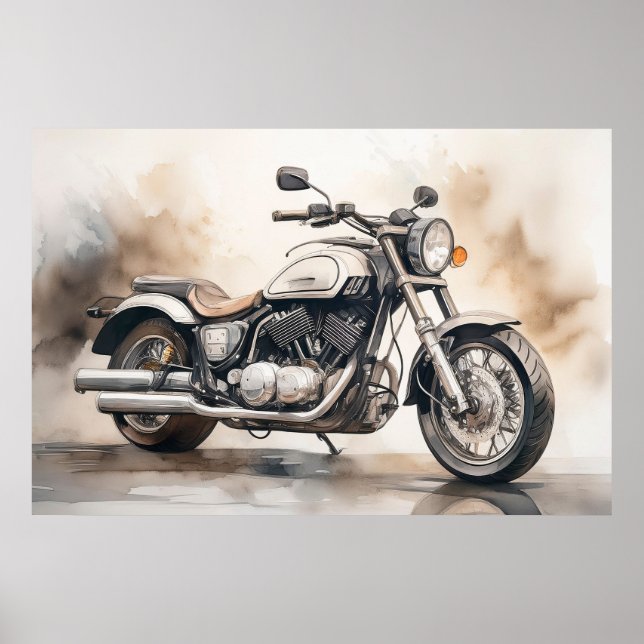 Poster av motorcykel (Framsidan)