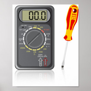 Poster av multimeter