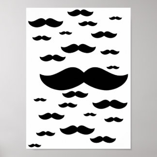 Poster av mustasch