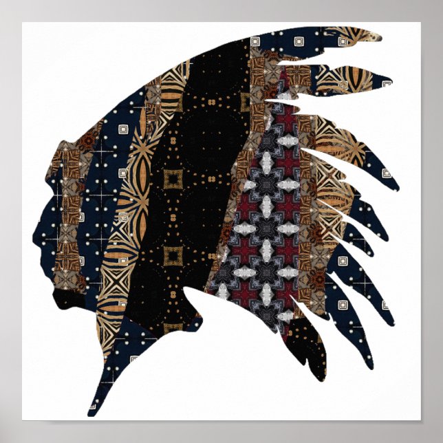 Poster av Native American Chief (Framsidan)