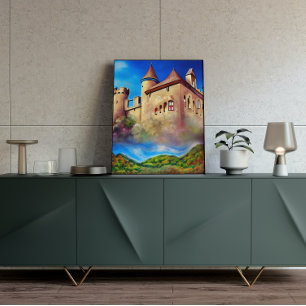Poster av natur- och kastfärg