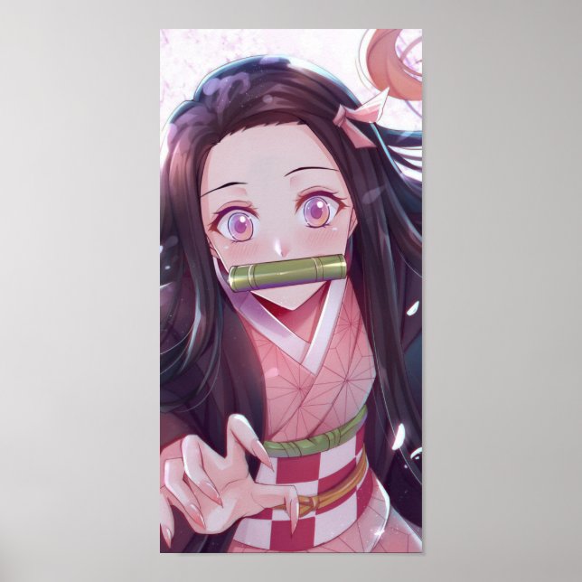 Poster av Nezuko demon slayer (Framsidan)