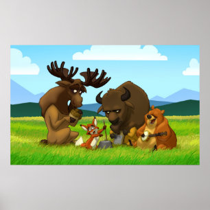 Poster av nordamerikanska Jug Band