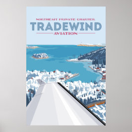Poster av nordöstra Vinter Tradewind Aviation