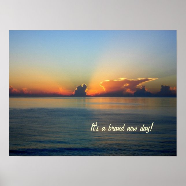 Poster av ny dag för varumärke (Framsidan)