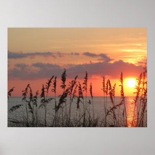 Poster av Ocean Beach Sunset Photo Nature Wall