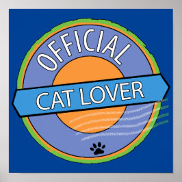 Poster av officiell Cat Lover