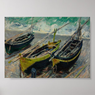 Poster av oljan på Canvas Artistic Claude Monet Na