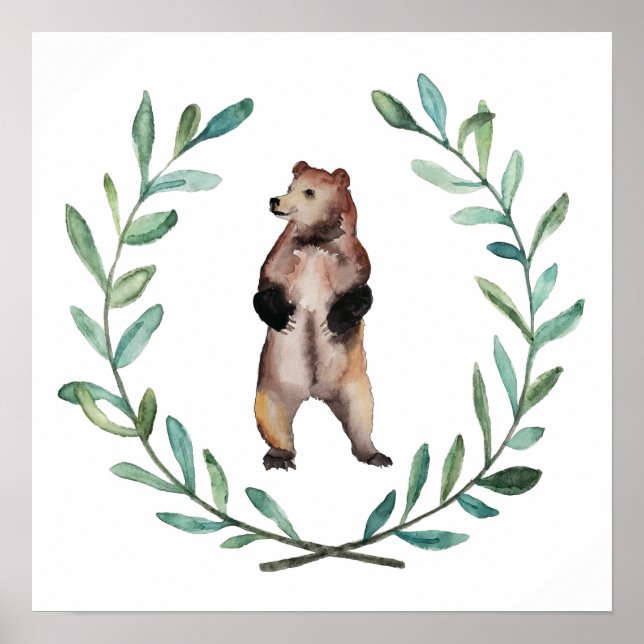 Poster av öre och krans (Framsidan)