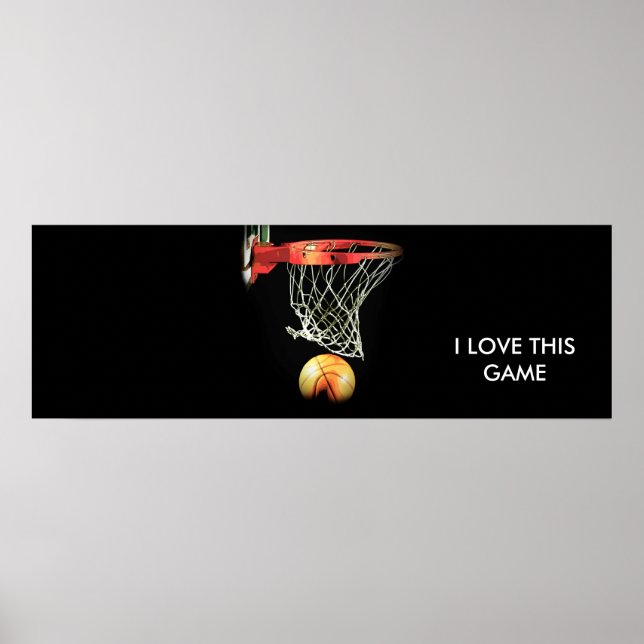 Poster av panoramisk basket för Snyggt (Framsidan)