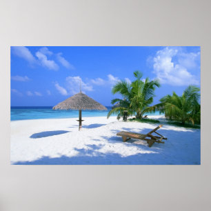 Poster av paradisstrand