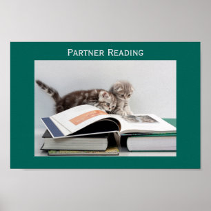 Poster av partnerläsrum
