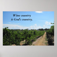 Poster av Paso Robles Vin Land