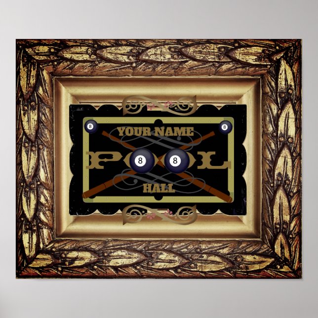 Poster av personlig Classy Bassäng (Hall) Decor (Framsidan)