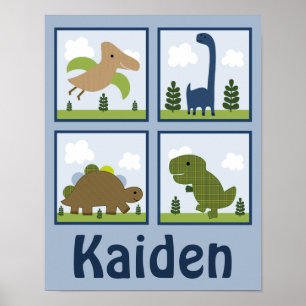 Poster av Personligen Dino/Dinosaurs