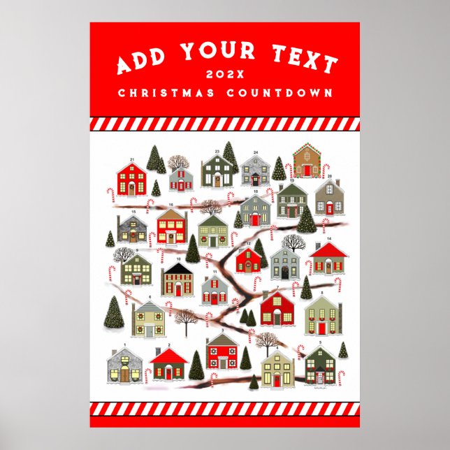 Poster av personligens julklapp (Framsidan)