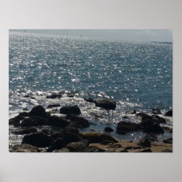 poster av planerad strand