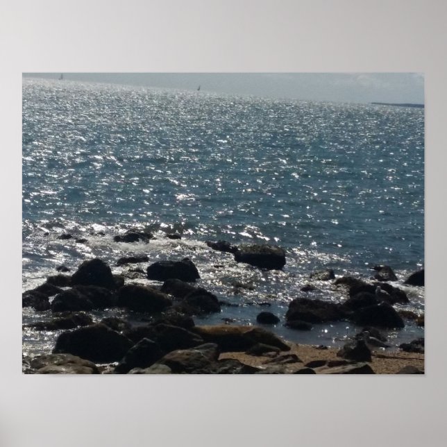 poster av planerad strand (Framsidan)