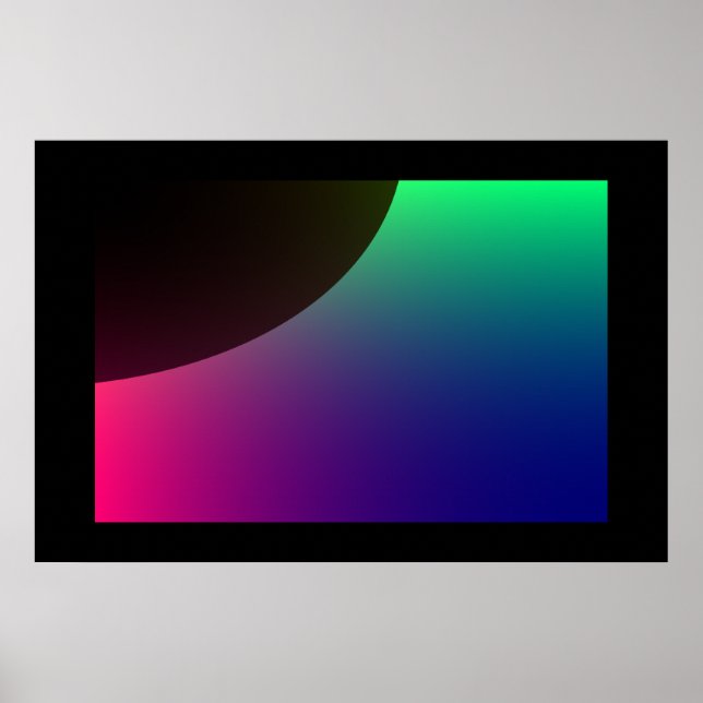 Poster av planetär Aurora (Framsidan)