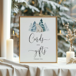 poster av polar- och presentkort